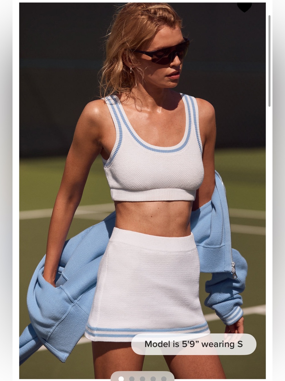Tennis club skirt set